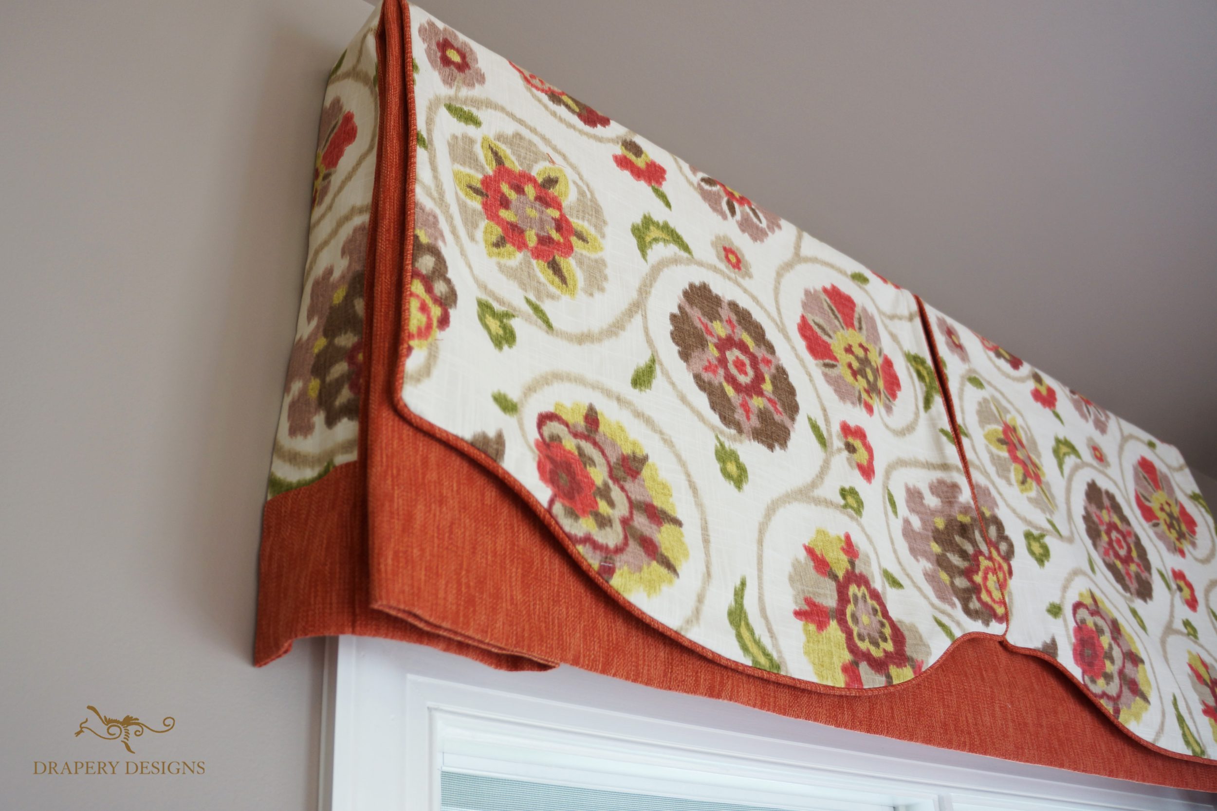 Valances with decorative overlay 03