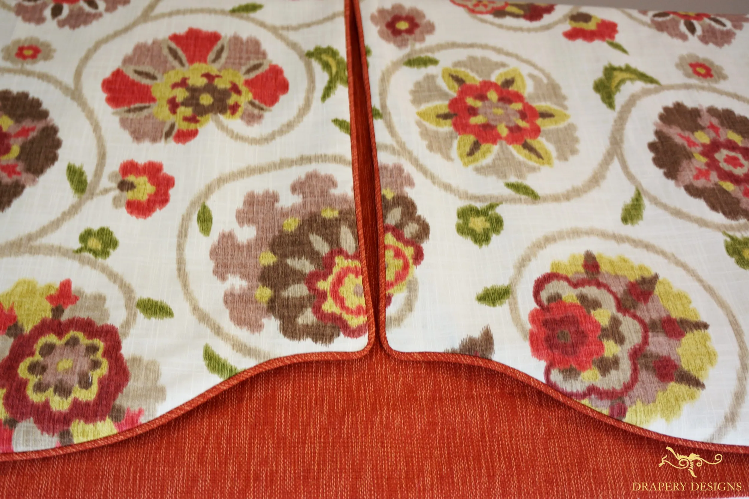Valances with decorative overlay 02