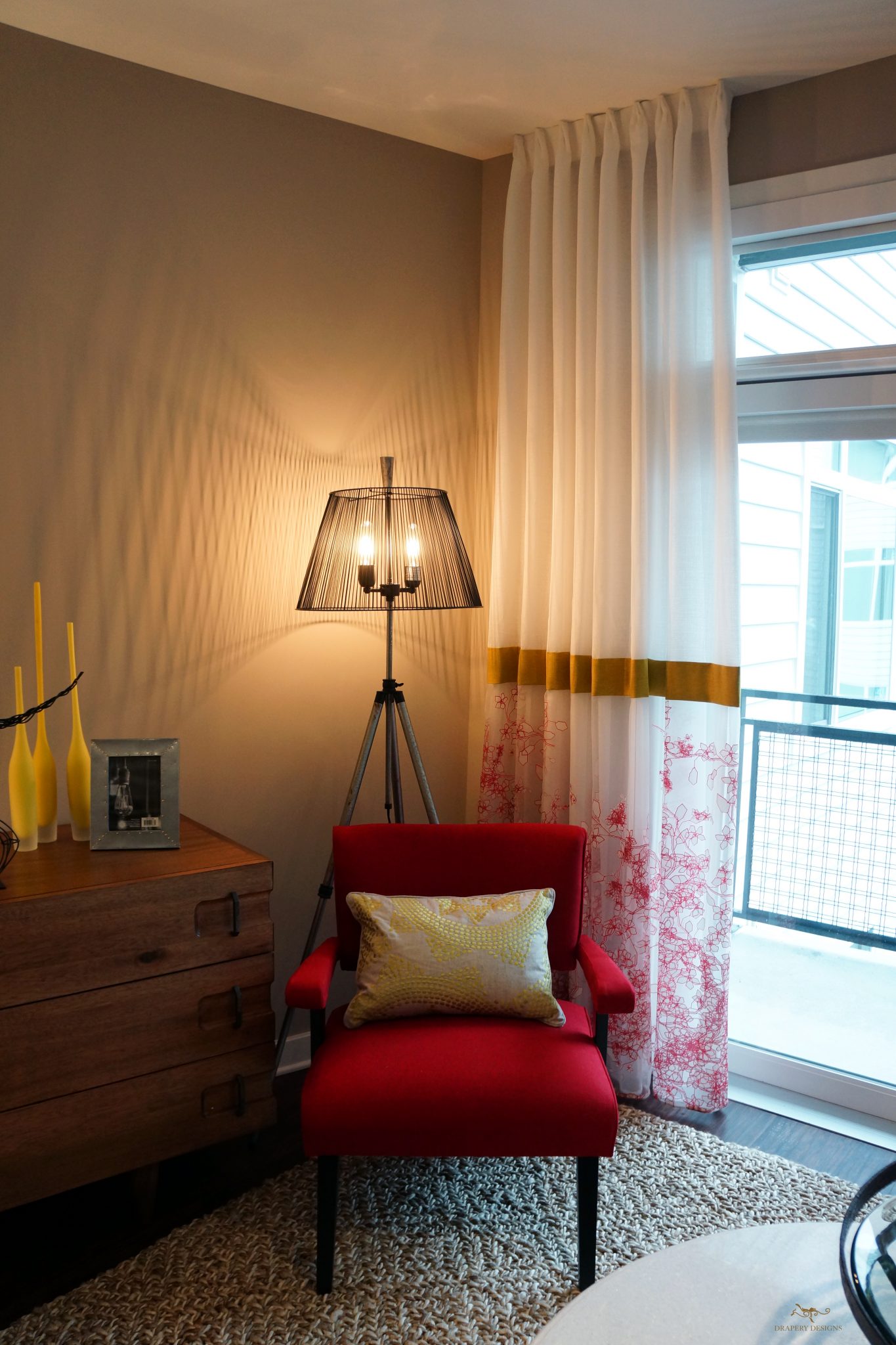 Ceiling Mounted Sheer Panels