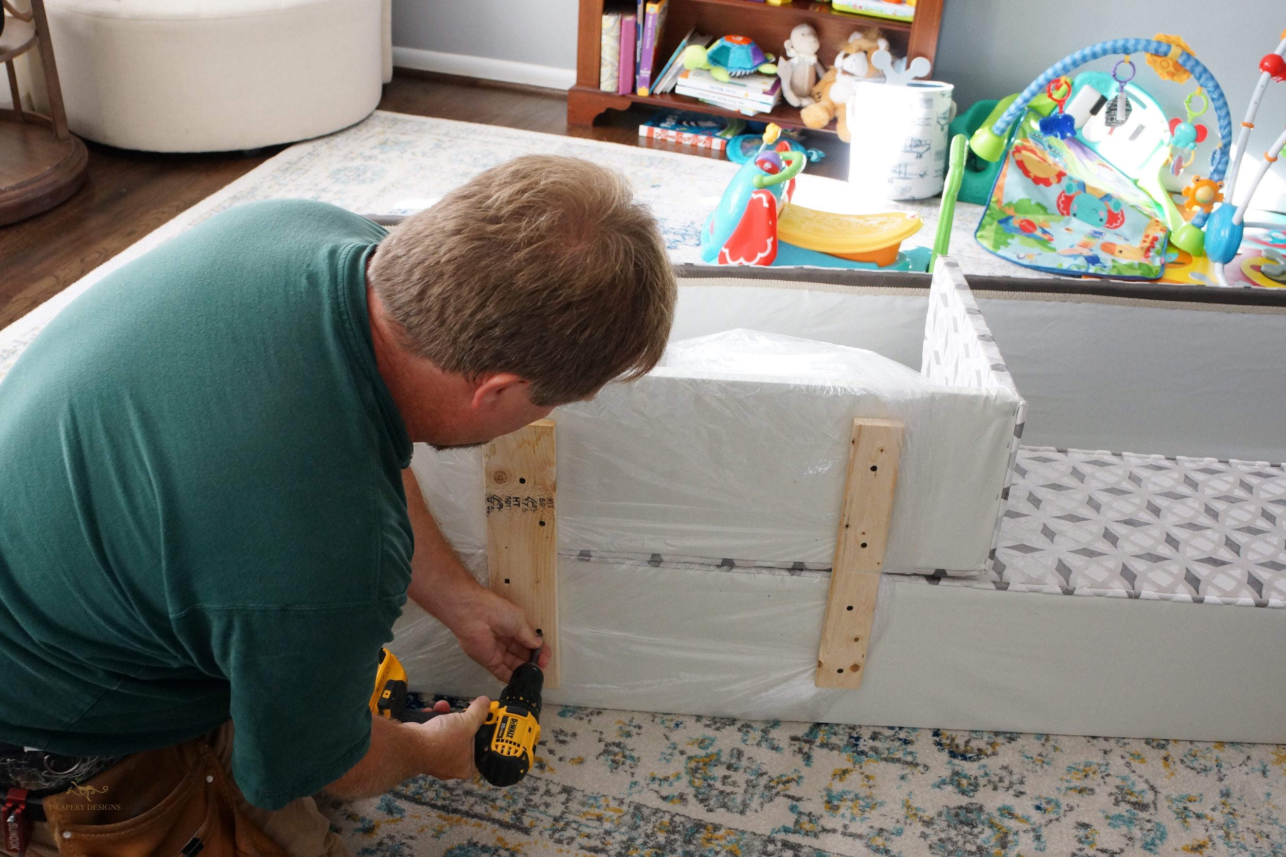 Installing A Cornice into a Home Office
