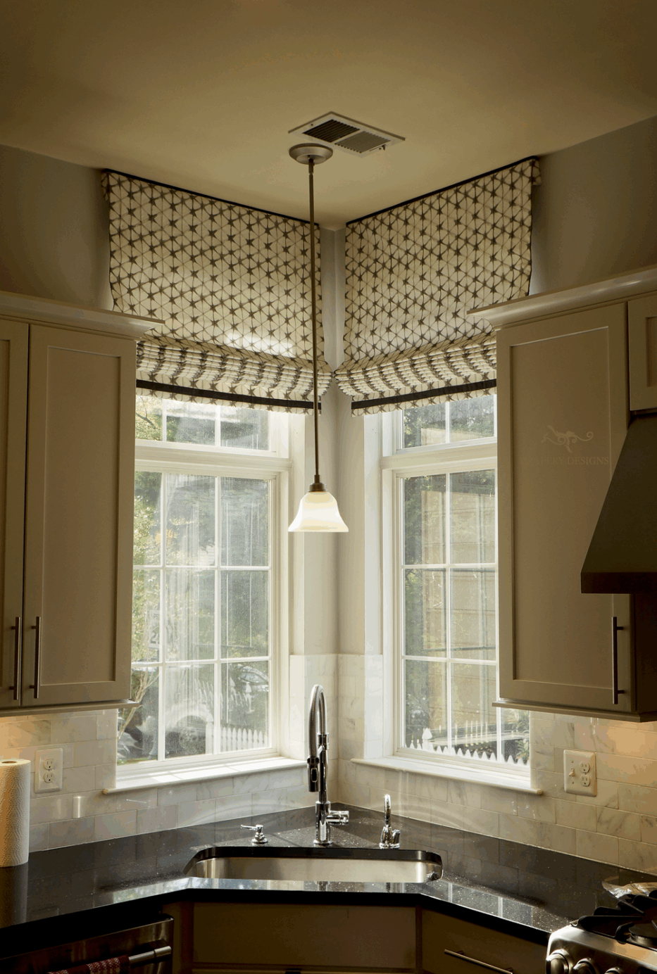 Kitchen Roman Shades