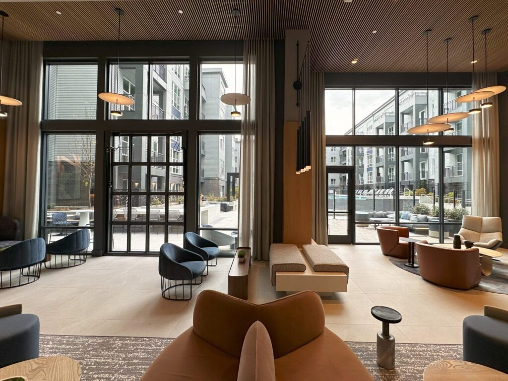 Lobby Drapes