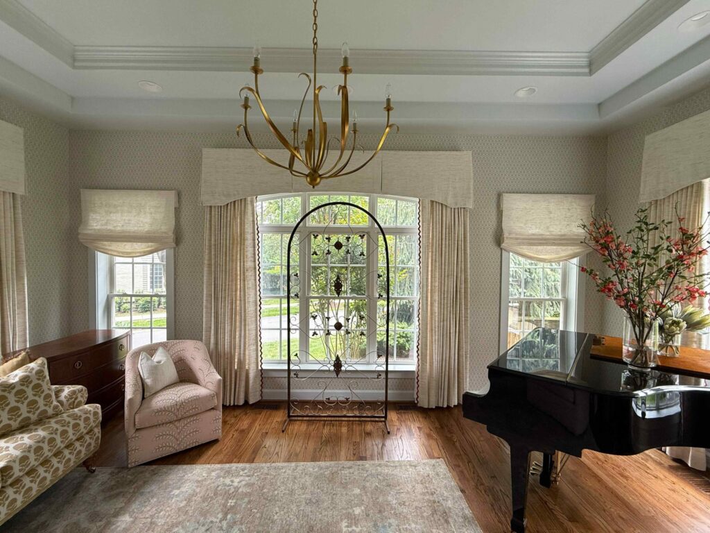 Custom Window Treatments for a Beautiful Sandy Spring, MD Home