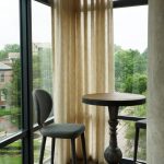 Living room corner windows