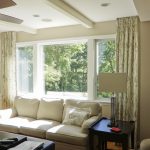 Ceiling mounted stationary side panels