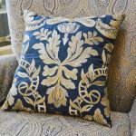 Accent pillow from left over fabric